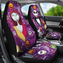Load image into Gallery viewer, Jack Skellington Sally The Nightmare Before Christmas Car Seat Covers 101819