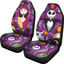 Load image into Gallery viewer, Jack Skellington Sally The Nightmare Before Christmas Car Seat Covers 101819