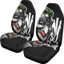 Load image into Gallery viewer, Laughing Joker Why So Serious Print Universal Fit Car Seat Covers 102422