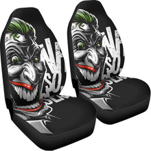 Load image into Gallery viewer, Laughing Joker Why So Serious Print Universal Fit Car Seat Covers 102422