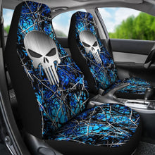 Load image into Gallery viewer, Moonshine Undertow Punisher Custom Metallic Printed Car Seat Covers 211201