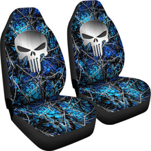 Load image into Gallery viewer, Moonshine Undertow Punisher Custom Metallic Printed Car Seat Covers 211201