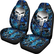 Load image into Gallery viewer, Moonshine Undertow Punisher Custom Metallic Printed Car Seat Covers 211201