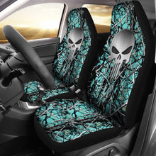 Load image into Gallery viewer, Muddy Serenity Punisher Custom Metallic Printed Car Seat Covers 211201