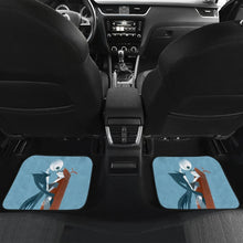 Load image into Gallery viewer, Nightmare Before Christmas Cartoon Car Floor Mats - Jack Skellington And Sally Kissing Retrowave Artwork Car Mats 094201