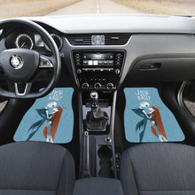 Load image into Gallery viewer, Nightmare Before Christmas Cartoon Car Floor Mats - Jack Skellington And Sally Kissing Retrowave Artwork Car Mats 094201