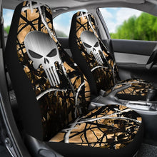 Load image into Gallery viewer, Outshine Camouflage Punisher Custom Metallic Printed Car Seat Covers 211201