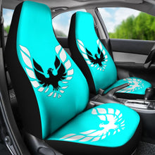 Load image into Gallery viewer, Pontiac Firebird Aqua Themed Car Seat Covers Custom 1 212803