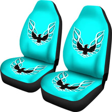 Load image into Gallery viewer, Pontiac Firebird Aqua Themed Car Seat Covers Custom 2 212803
