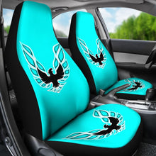 Load image into Gallery viewer, Pontiac Firebird Aqua Themed Car Seat Covers Custom 2 212803