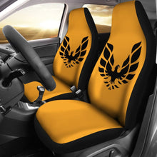 Load image into Gallery viewer, Pontiac Firebird Gold Themed Car Seat Covers Custom 1 212803