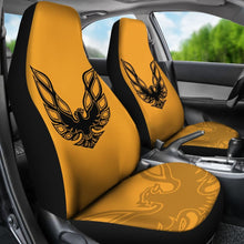 Load image into Gallery viewer, Pontiac Firebird Gold Themed Car Seat Covers Custom 2 212803