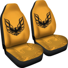 Load image into Gallery viewer, Pontiac Firebird Gold Themed Car Seat Covers Custom 2 212803