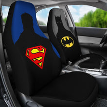 Load image into Gallery viewer, Superman And Batman Seat Covers Movie Fan Gift 210101