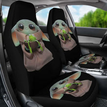 Load image into Gallery viewer, The Mandalorian Baby Yoda Car Seat Covers Movies Fan Gift 094201