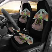 Load image into Gallery viewer, The Mandalorian Baby Yoda Car Seat Covers Movies Fan Gift 094201