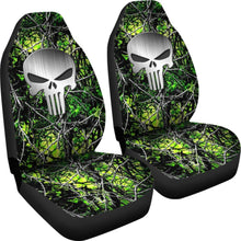 Load image into Gallery viewer, Toxic Punisher Custom Metallic Printed Car Seat Covers 211201
