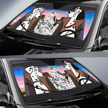Load image into Gallery viewer, 101 Dalmatians Car Auto Sun Shade Funny Windshield Gift Idea Universal Fit 174503 - CarInspirations