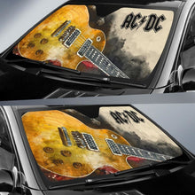 Load image into Gallery viewer, ACDC Car Auto Sun Shade Guitar Rock Band Fan Universal Fit 174503 - CarInspirations