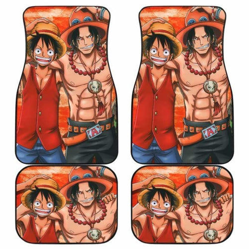 Ace Luffy One Piece Car Floor Mats Universal Fit 051912 - CarInspirations