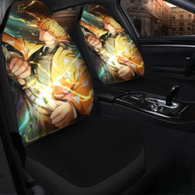 Load image into Gallery viewer, Agatsuma.Zenitsu Demon Slayer Kimetsu No Yaiba Best Anime 2020 Seat Covers Amazing Best Gift Ideas 2020 Universal Fit 090505 - 