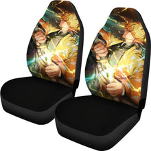 Load image into Gallery viewer, Agatsuma.Zenitsu Demon Slayer Kimetsu No Yaiba Best Anime 2020 Seat Covers Amazing Best Gift Ideas 2020 Universal Fit 090505 - 