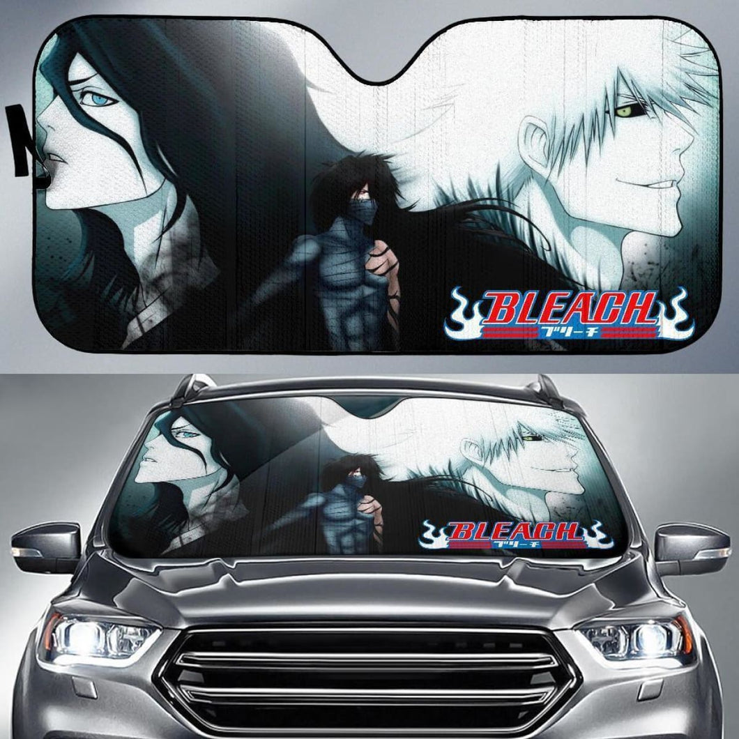 Aizen Zangetsu Bleach Anime Auto Sun Shade Nh06 Universal Fit 111204 - CarInspirations