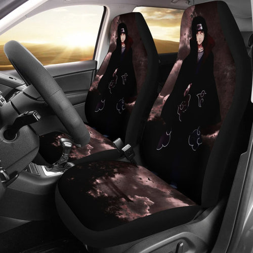 Akatsuki Naruto Seat Covers Amazing Best Gift Ideas 2020 Universal Fit 090505 - CarInspirations