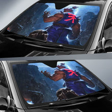 Load image into Gallery viewer, Akuma Art Street Fighter Car Sun Shade Amazing Gitf Universal Fit 173905 - CarInspirations