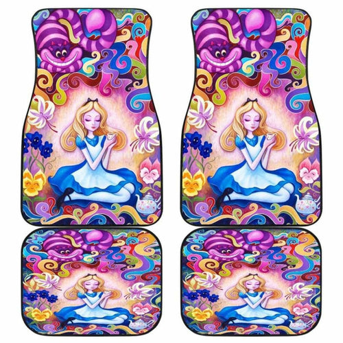 Alice In Wonderland Car Floor Mats Universal Fit - CarInspirations