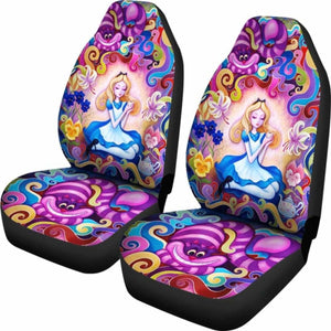 Alice In Wonderland Seat Covers 101719 Universal Fit - CarInspirations