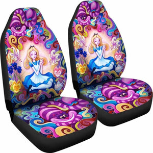 Alice In Wonderland Seat Covers 101719 Universal Fit - CarInspirations