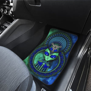 Alien Fantasy Art Car Floor Mats Movie Fan Gift H040220 Universal Fit 225311 - CarInspirations