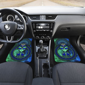 Alien Fantasy Art Car Floor Mats Movie Fan Gift H040220 Universal Fit 225311 - CarInspirations