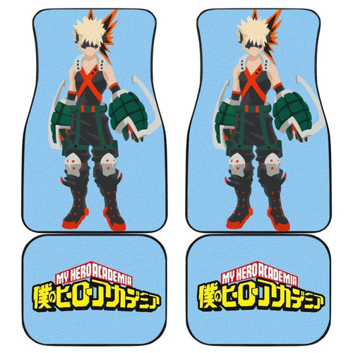 All Mighty Hero My Hero Academia Car Floor Mats For Fan 2 Mn05 Universal Fit 111204 - CarInspirations