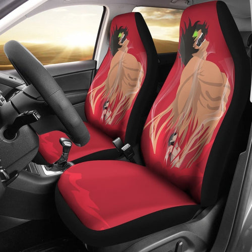 Amazing Attack On Titan Anime Car Seat Covers Lt03 Universal Fit 225721 - CarInspirations