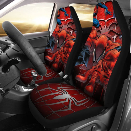 Amazing Spiderman Car Seat Covers Lt04 Universal Fit 225721 - CarInspirations
