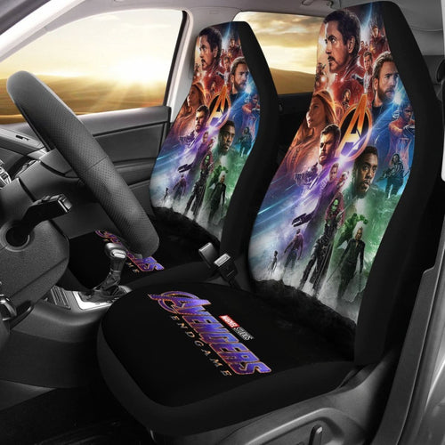 Amazing Superheroes Avengers Endgame Marvel Car Seat Covers Mn04 Universal Fit 225721 - CarInspirations