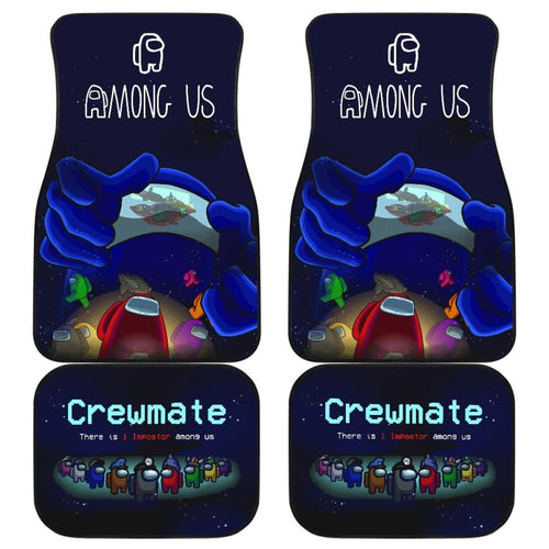 Among Us Crewmate Game Car Floor Mats Universal Fit 175802 - CarInspirations