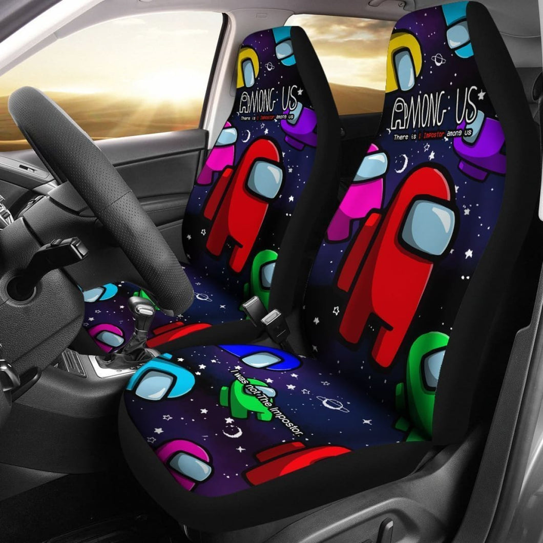 Among Us Game Car Seat Covers There Was An Imposter Among Us Universal Fit 194801 - CarInspirations