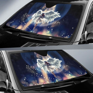 Angel Anime Girl Guitar Heaven Car Sun Shade Universal Fit 225311 - CarInspirations