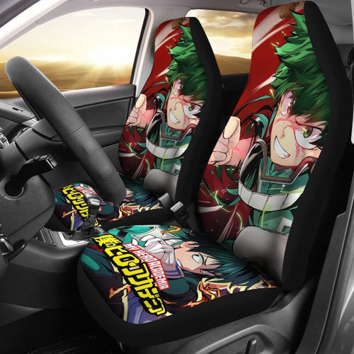 Anger Izuku Midoriya My Hero Academia Car Seat Covers Mn04 Universal Fit 225721 - CarInspirations