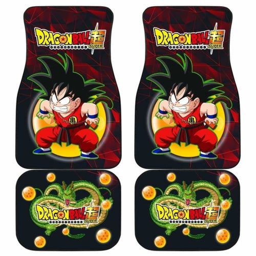 Angry Goku Kid Car Floor Mats Universal Fit 051012 - CarInspirations