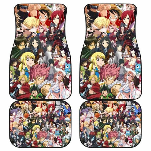 Anime Car Floor Mats Universal Fit 051912 - CarInspirations