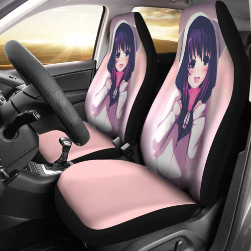 Anime Cat Girl Seat Covers Amazing Best Gift Ideas 2020 Universal Fit 090505 - CarInspirations
