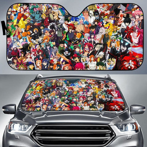 Anime Characters Auto Sun Shade For Fan Nh08 Universal Fit 111204 - CarInspirations