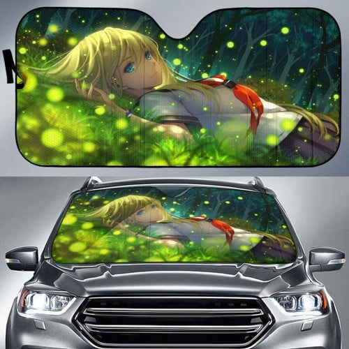 Anime Girl 3 Car Auto Sun Shades Universal Fit 051312 - CarInspirations