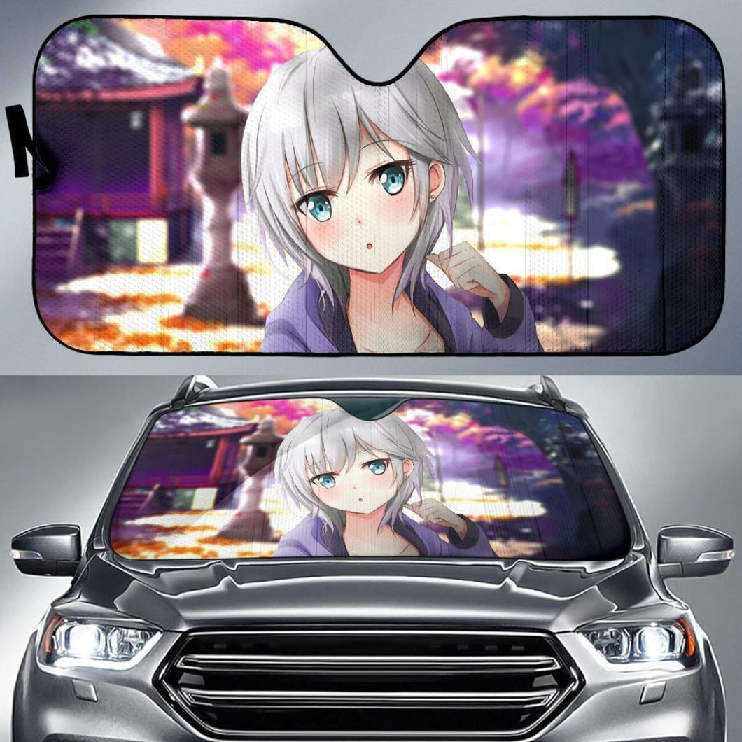 Anime Girl Anastasia The Idolmaster Car Sun Shade Universal Fit 225311 - CarInspirations