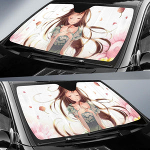 Anime Girl Beautiful 4K Car Sun Shade Universal Fit 225311 - CarInspirations