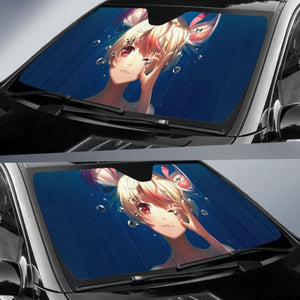 Anime Girl Bubbles Hd Car Sun Shade Universal Fit 225311 - CarInspirations